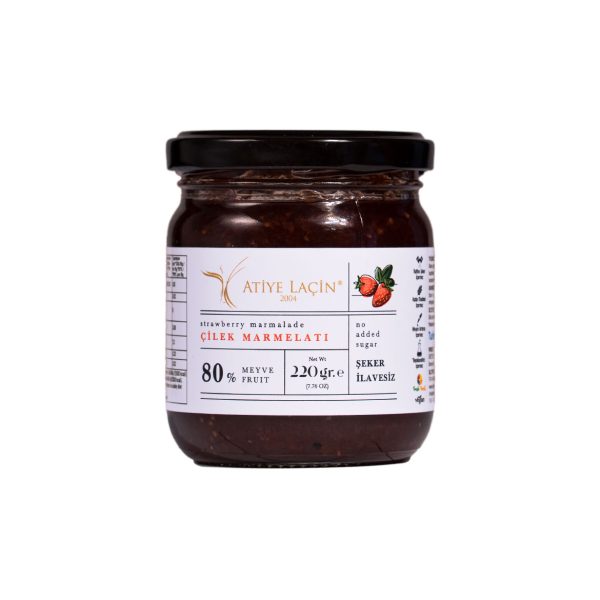 Strawberry Marmalade 220 gr Sugarless