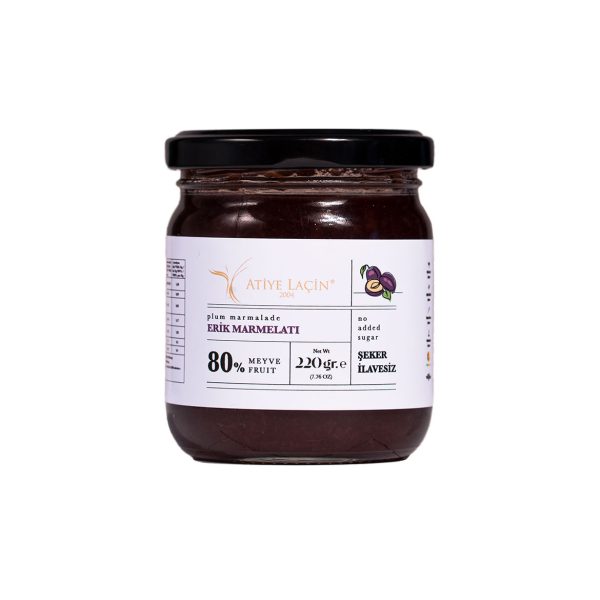 Plum Marmalade 220 gr Sugarless