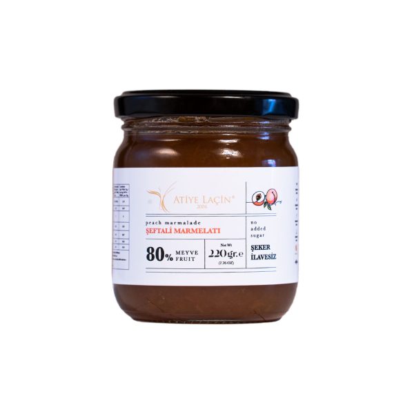 Peach Marmalade 220 gr Sugarless