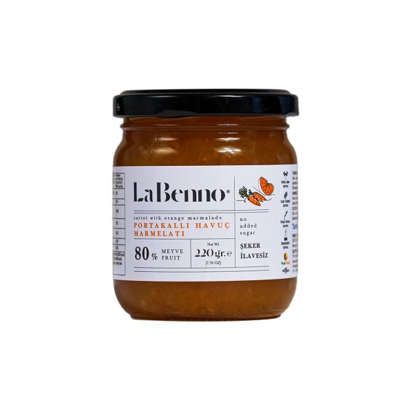 Carrot with Orange Marmalade 220 gr