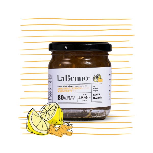 Lemon with Ginger Marmalade 220 gr